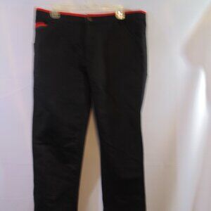 Epico Straight Pant Men's Size Regular 38 black Solid Cotton